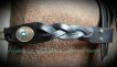 Sidepull hoofdstel met magic braid effen kleur