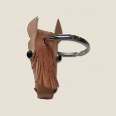 Sleutelhangers paardenhoofd Sleutelhanger paardenhoofd naturel